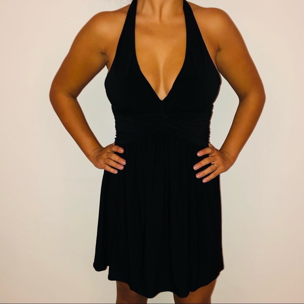 Black Halter Dress